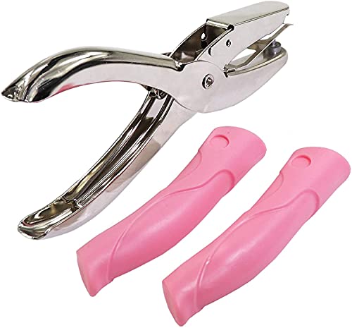 Jeemiter 1/4 Inch Star Shaped Metal Single Handheld Hole Paper Punch Punchers with Soft-Handled for Tags Clothing Ticket Jeemiter 1/4 Inch Star Shaped Metal Single Handheld Hole Paper Punch Punchers with Soft-Handled for Tags Clothing Ticket