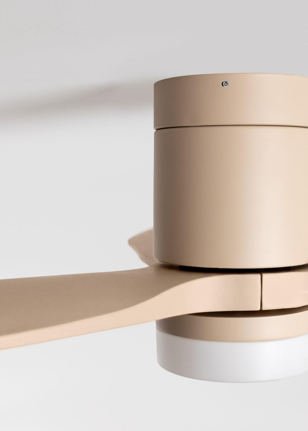 CREATE / WINDCALM S/Ventilador de techo ABS con luz arena con mando / 40W, Silencioso, Ø112 cm, 6 velocidades, 3 temperaturas de luz, temporizador, función verano-invierno