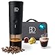 Tragbare Espressomaschine, selbstheizend, 20 bar, kompatibel mit Nespresso-Kapseln und gemahlenem Kaffee, wiederaufladbar mit Akku und USB-C-Kabel, ideal für Reisen, Büro, Auto, Camping, Wandern