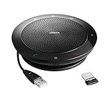 Jabra Speak 510+ UC Wireless Bluetooth/USB Speaker for Softphone and Mobile Phone (Renewed),Black
