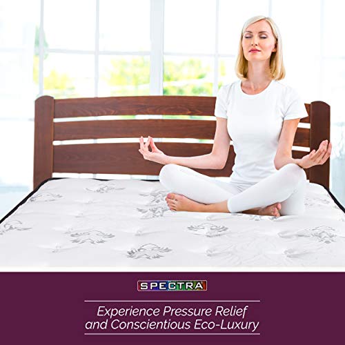 Spectra Orthopedic Mattress; Pocketed Coil; 11.5 Inch Firm Mattress Euro-Top #TOP3