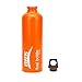 Lixada Fuel Bottle Petrol Alcohol Liquid Gas Oil Bottle Outdoor Camping Extra Emergency Backup Fuel Tank 500ML/ 530 ML/ 750ML / 1000ML / 1500ML (750ml-1Pcs, Orange)