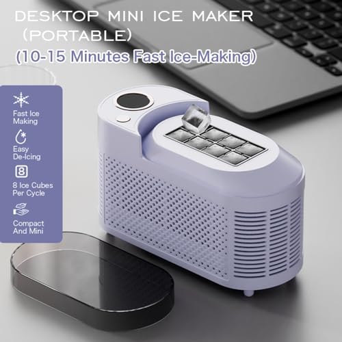 Fabricadora de hielo portátil para espacios pequeños miniatura 4