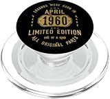 Photo Gallery le leggende sono nate a aprile 1960 compleanno popsockets popgrip per magsafe Photo Gallery le leggende sono nate a aprile 1960 compleanno popsockets popgrip per magsafe