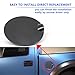 Gas Tank Door 9L3Z-99405A26-AA Compatible with 2009-2014 Ford F-150 fuel tank door 9L3Z99405A26AA Gas Door Replacement Fender Bed-Fuel Door Gas Cap Hatch