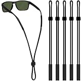 Qufiiry 5 Pièces Cordon Lunettes, Sangle de Lunettes Réglable Chaîne, Courroie Ajustable p...