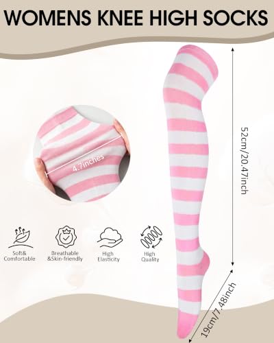Image of Chalier Womens Thigh High Socks, Thigh Socks Stockings for Women