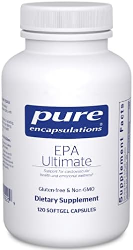 Pure Encapsulations EPA Ultimate – Eco-Friendly Supercritical CO2 Extracted EPA Fish Oil Concentrate – 120 Softgel Capsules