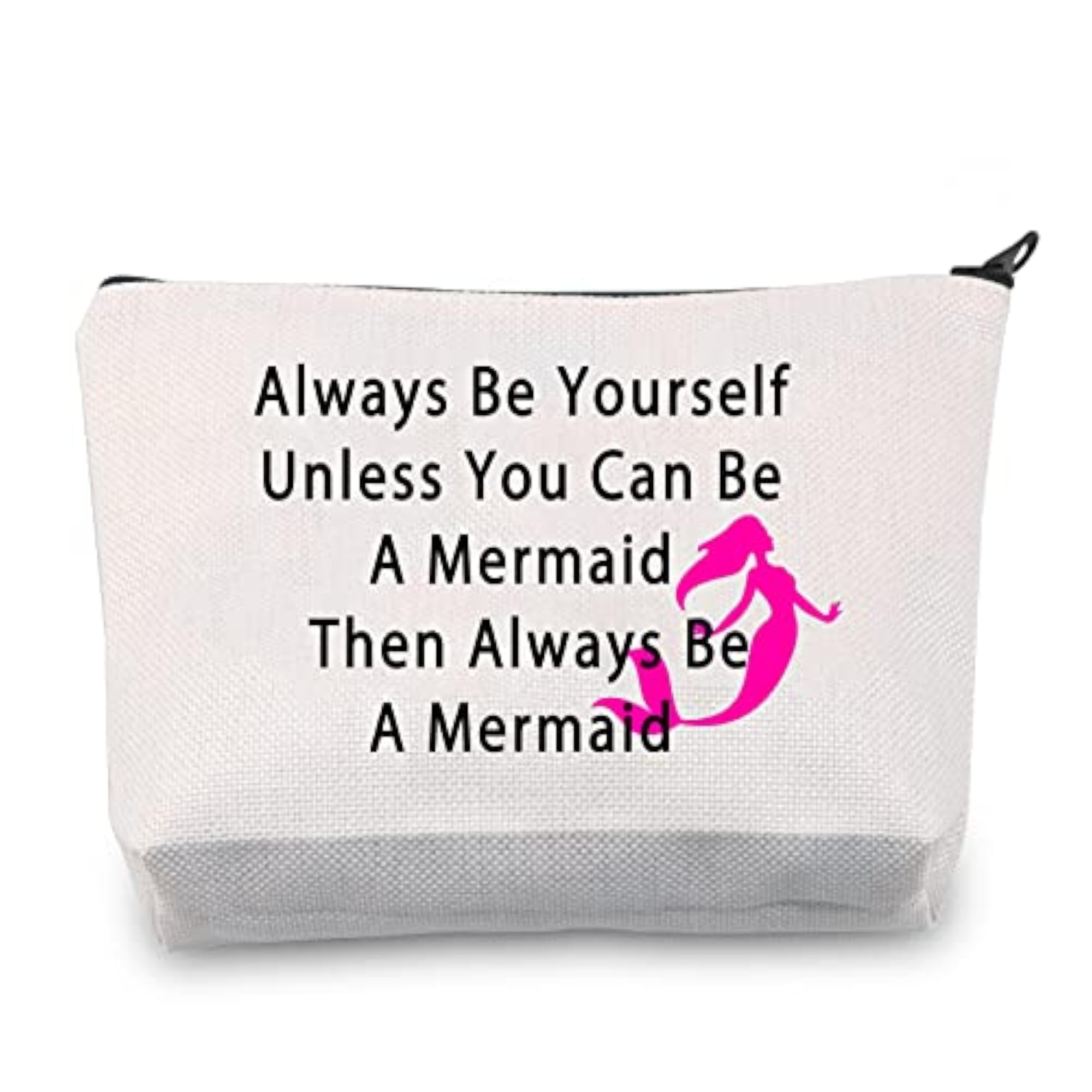 Inspirational Mermaid Quote Cosmetic Bag, Gift for Her