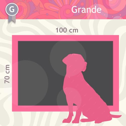 Tapete Higiênico Reutilizável para Cachorros - Tamanho Grande (100 x 70cm) | Lavável, Impermeável e