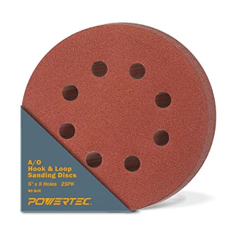 POWERTEC 45004 5-Inch Sanding Discs Cover