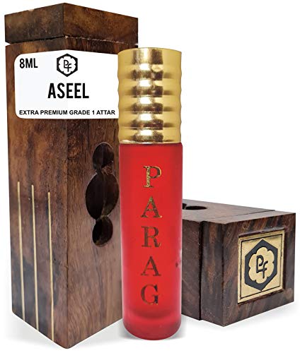 Parag Fragrances Aseel Attar (Grade 1 & Bhapka Processed) With Hand Crafted Wooden