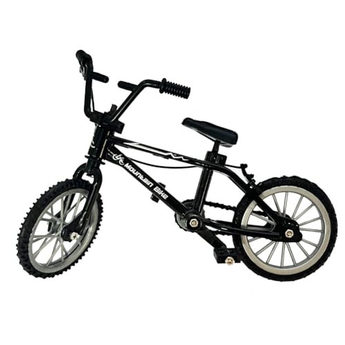 BMX Finger Bikes 3-Pack 1/18 Diecast Bike Action Figure Toy,Mini Finger Mountain Bike Bicycle Art Crafts Desktop