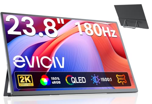 Amazon.co.jp: EVICIV モバイルモニター 23.8インチ 2K 180Hz 大画面