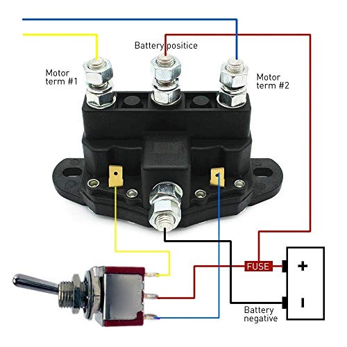 Bingfang-W Indicators 12V Relay Winch Motor Reversing Solenoid Switch #24450Bx 6660-110 Relays #TOP4