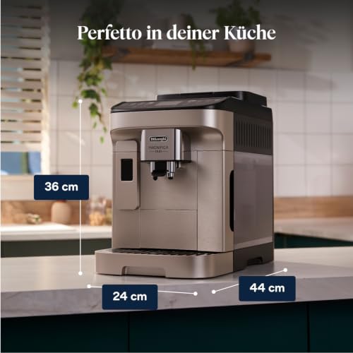 De'Longhi Magnifica Duo – Kaffeevollautomat 20 Getränke Silber – Ansicht 2