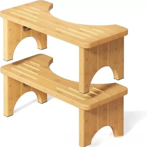 Taburete de baño de madera: el reposapiés ergonómico para tu hogar 8