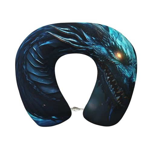 Almohada de viaje espuma viscoelástica talla única negra miniatura 1