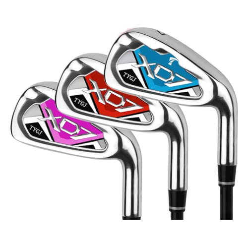 NSR Junior Golf Irons dla dzieci Początkujący Prawa ręka 7 Iron Cync Alloy Head Regular Flex R Shaft Solidna trwała praktyka Sprzęt sportowy na świeżym powietrzu Chłopcy w wieku 3-12 lat