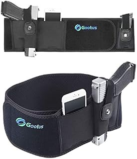 Belly Band Holster for Concealed Carry - Breathable Neoprene Waist Holster for Men