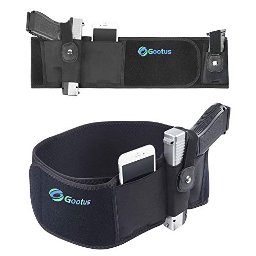 Belly Band Holster for Concealed Carry - Breathable Neoprene Waist Holster for Men