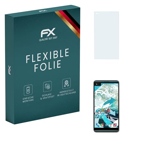 atFoliX Schutzfolie kompatibel mit LG V20 Folie, ultraklare & flexible FX Bildschirmschutzfolie (3X)