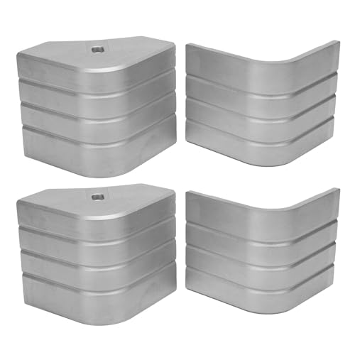 Capes de protection de coin de ponton aluminium marine angle arrondi 90°