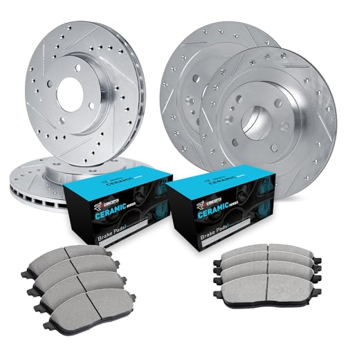 Image of R1 Concepts Front and Rear Brake Kit Fits 2017-2020 Fiat 124