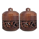 Pendentif bouteille ouvrable : ce sachet en bois polyvalent peut contenir des perles aromatiques ou servir de décoration de bureau sculptée. pendentif diffuseur de parfum