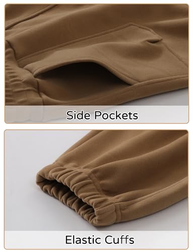 Happy Cherry Kids Jogger Soft Fleece Sweatpants with Pockets Basic Fleece Pants for Boys Girls Casual Athletic Pant4