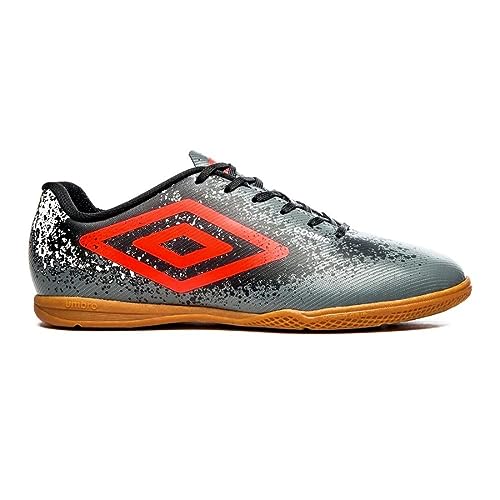 Chuteira Futsal Umbro Cosmic Grafite/coral/preto U01fb050-801-41