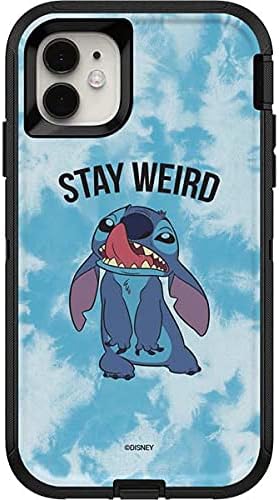 Skinit Decal Phone Skin Compatible with OtterBox Defender iPhone 11 - Officially Licensed Disney Lilo and Stitch Stay Weird Design