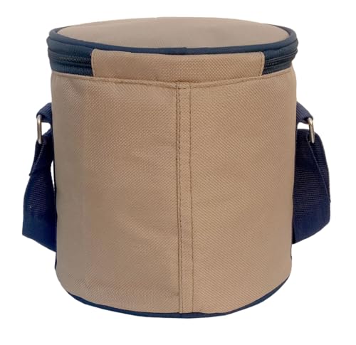 Image of Insulated Lunch Bag, Polyester, for Office, School and Travelling, 1 Litre (Without Containers, Size-6.5 X 6 X 6)