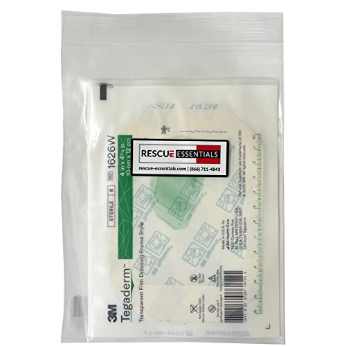 Rescue Essentials - 3M Tegaderm Transparent Film Dressing - 4