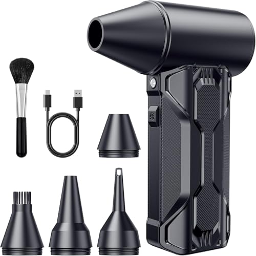 Image of Compressed Air Duster, 110000 RPM High-Speed Electric Air Duster with Brushless Motor