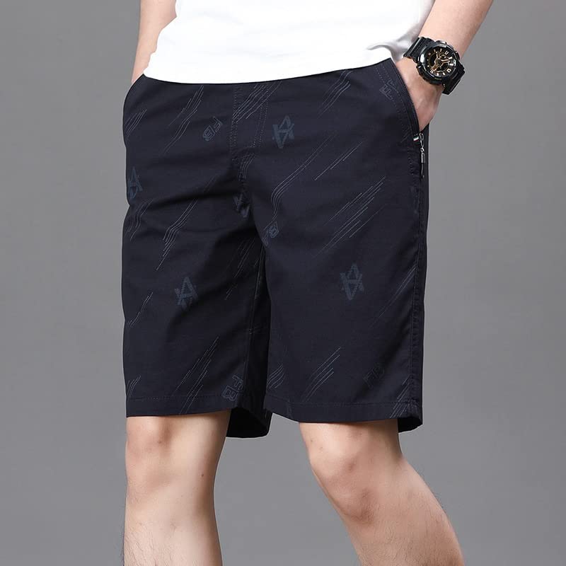 Men's capris beach pantal short décontracté d'été noir