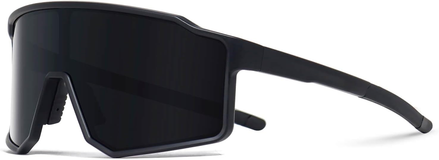 FMY Polarized Sports Sunglasses for Men Women,UV Protection MTB Cycling Glasses