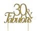 Gold 30 & Fabulous Cake Topper