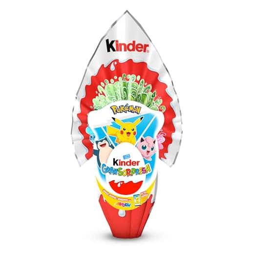 Uovo di Pasqua Kinder GranSorpresa, uovo di cioccolato finissimo al latte con sorpresa Bing, 150g