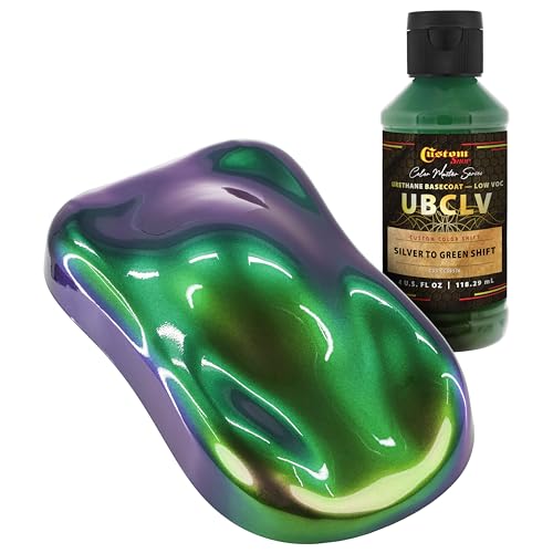 Custom Shop CCS Custom Color Shift Paint - Silver to Green - 4-Ounce