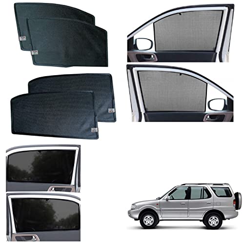 Image of WolkomHome car Fix Curtain Window Shades Half Curtains Sunshade for Safari