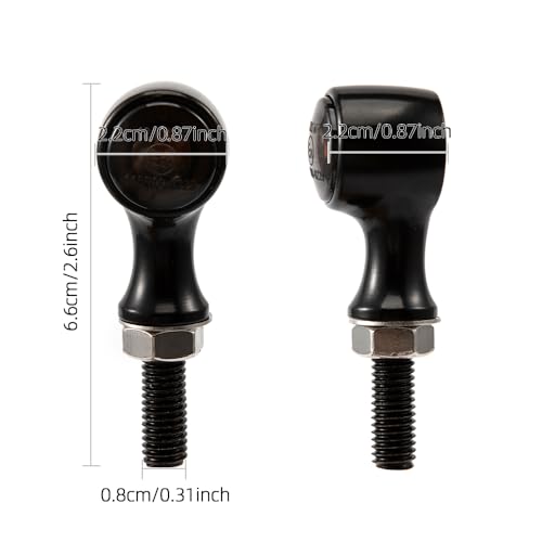 Clignotant LED moto 12V feu ambré Tunr signal pour moto custom et cruiser 8mm - 3
