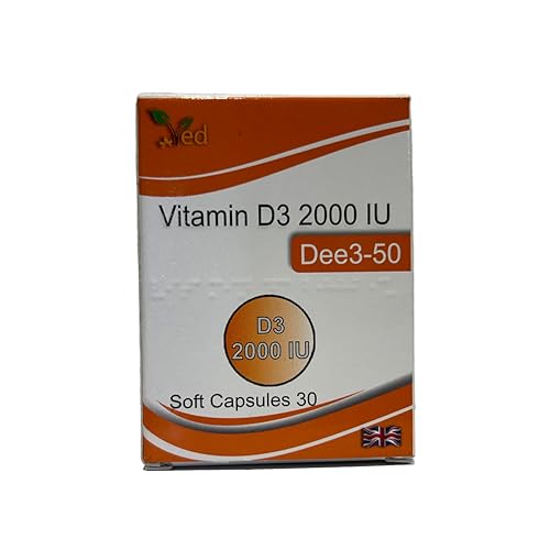 VED Vitamin D3 2000 IU Soft Capsule | 30 Days Supply