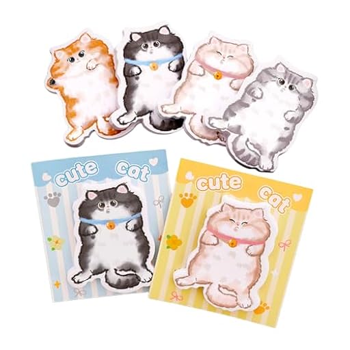 Bloc de notas de gato Adhesivos - Bloc de notas de papelería Temática Gato | Notas autoadhesivas para Escritura - para el Hogar Oficina Escuela Diario Personal | Ya disponible en tu tienda friki favorita! En mundofriki.es!