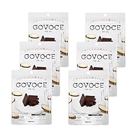 【公式】GOVOCE(ゴボーチェ)カカオ不使用あじかんごぼうスイーツ チョコ 風味(1袋12枚入り 6袋セット)ノンカフェイン、食物繊維、ポリフェノール、フラクトオリゴ糖
