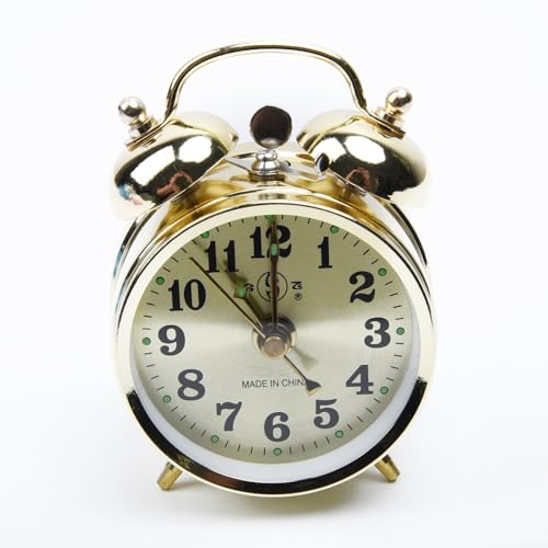 Reviews de Despertadores mecánicos y de cuerda los 10 mejores. 44 Reloj despertador mecánico, reloj despertador de metal clásico con cuerda retro, herradura mecánica, oro manual, cuerda clásico, reloj de metal, lindo para personas que duermen...