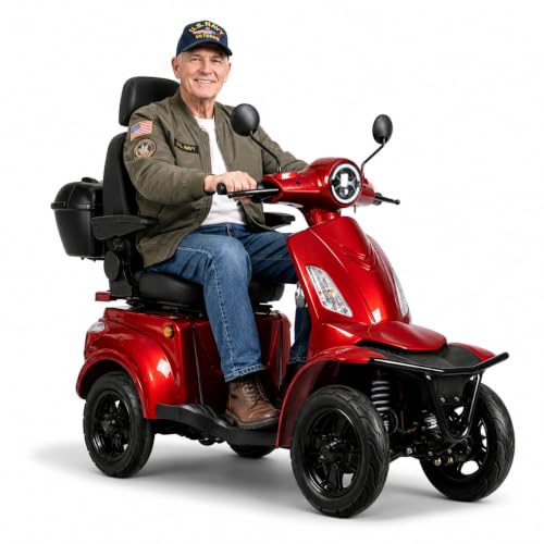 Comfort Heavy Duty Mobility Scooter with Reclining Seat