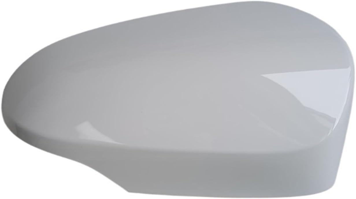 BEUTEE Accessories Compatible with Hatchback 2012-2020 Rearview Mirror Cover Housing Lid Case (Size : R White)