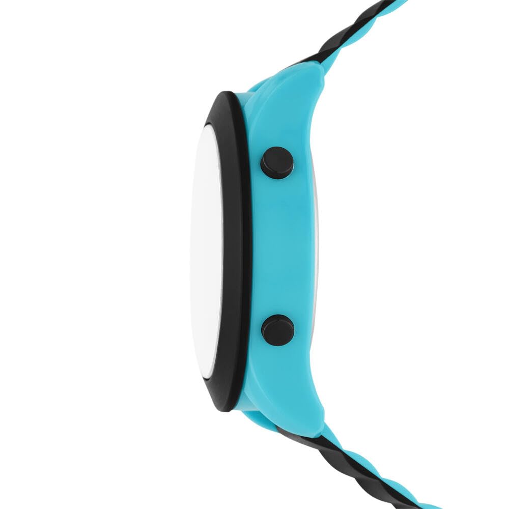 Skechers Reloj para Hombre, Movimiento Digital con Correa de Silicona