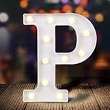 ODISTAR LED Light Up Marquee Letters, Battery Powered Sign Letter 26 Alphabet with Lights for...